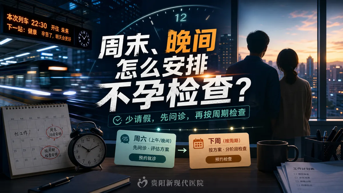 贵阳上班族怎么安排不孕检查？周末与晚间就诊指南