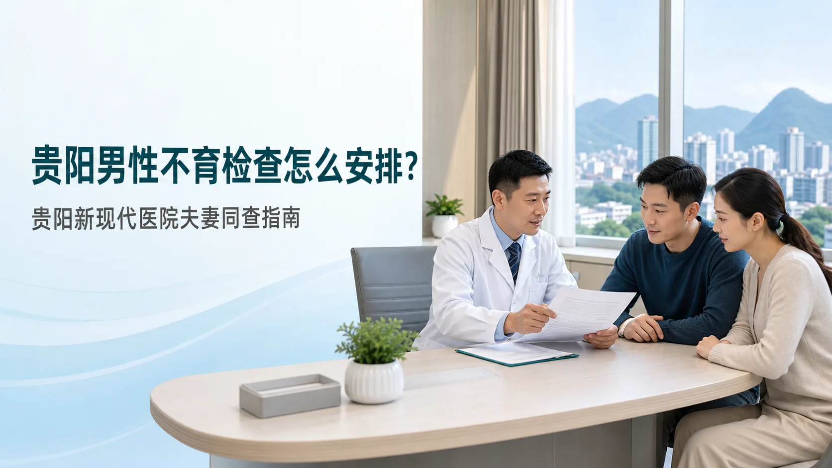 贵阳男性不育检查怎么安排？贵阳新现代医院夫妻同查指南