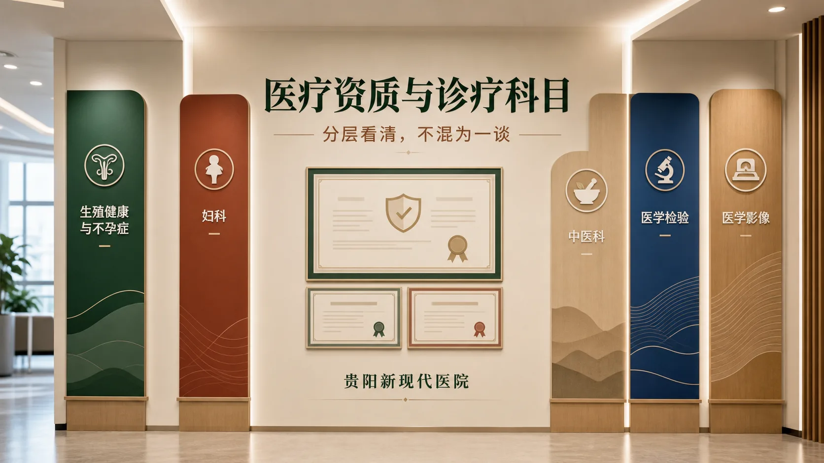 贵阳新现代医院诊疗科目与就诊范围说明