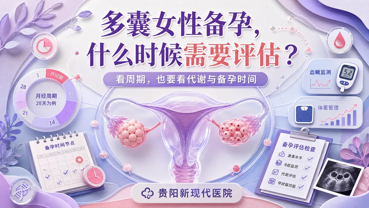 多囊女性备孕，什么时候需要到医院评估？