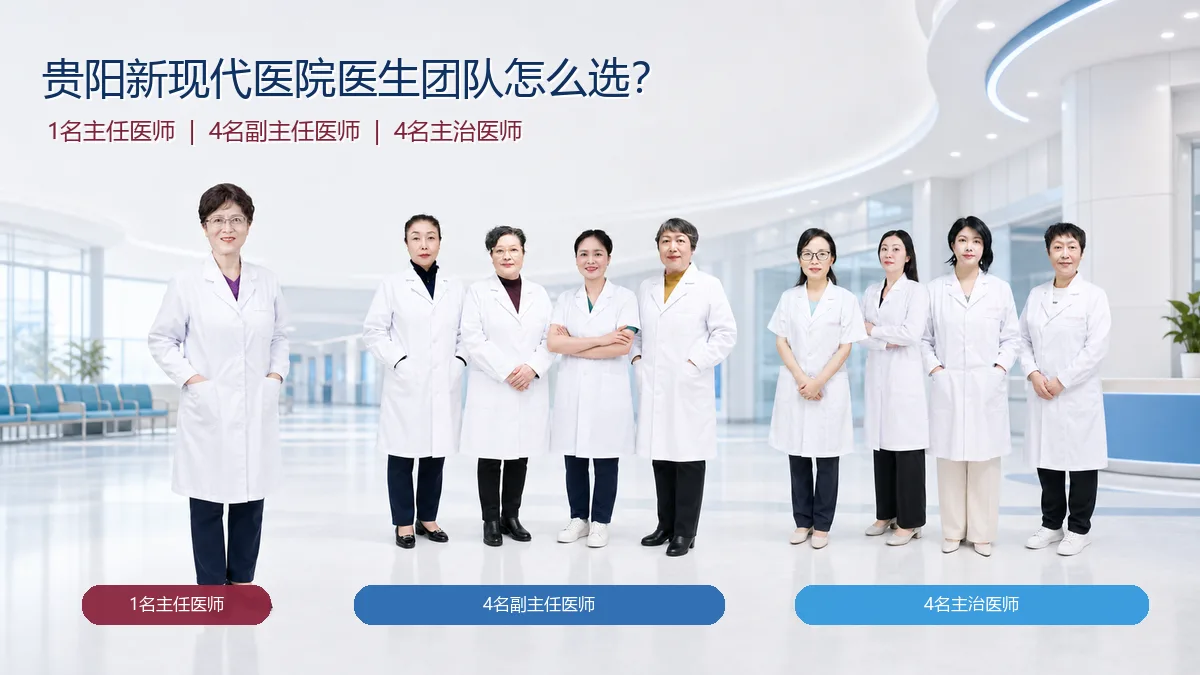贵阳新现代医院医生团队怎么选？9名医生职称构成与就诊选择