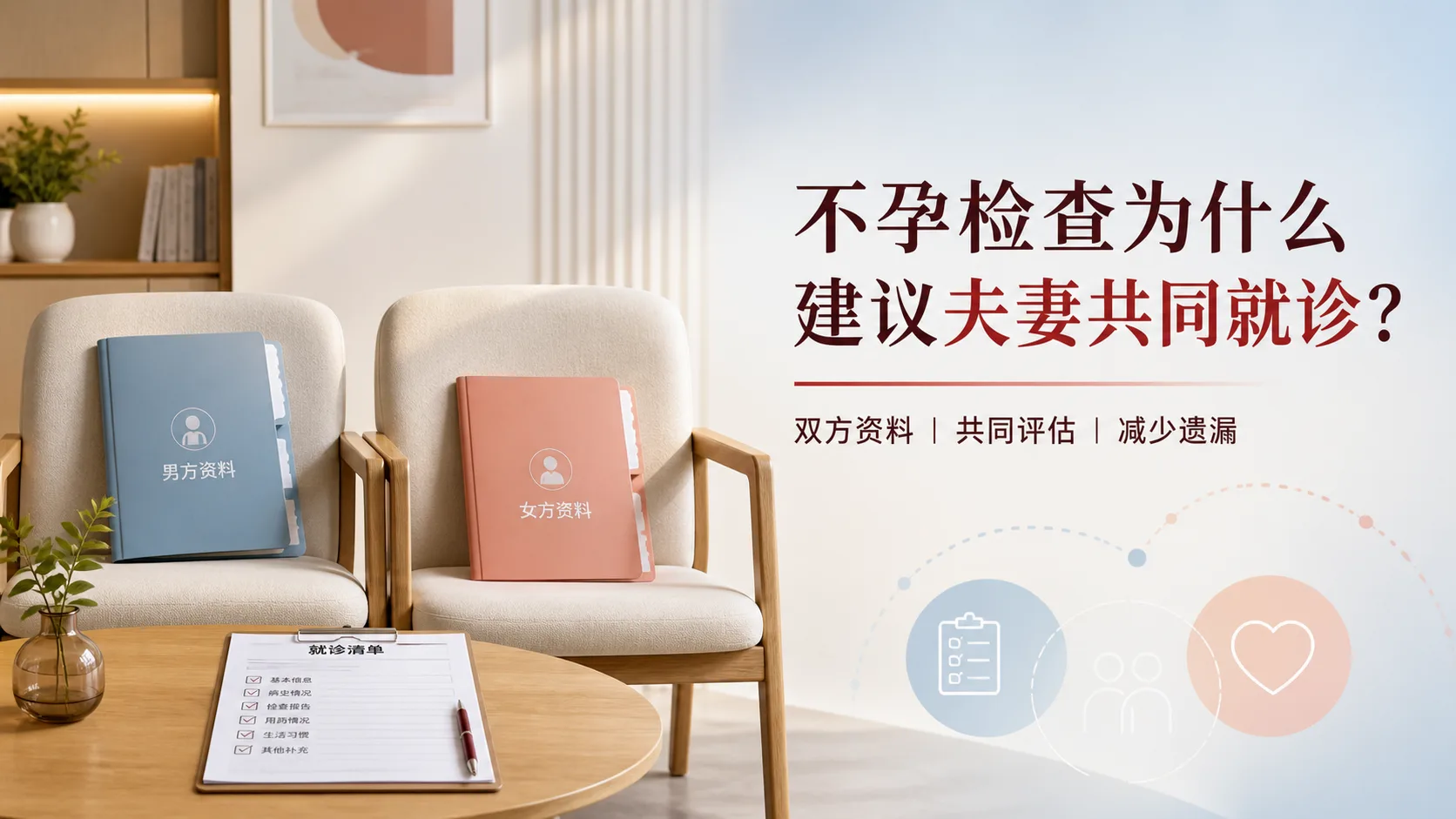 不孕检查为什么建议夫妻共同就诊？贵阳新现代医院就诊说明