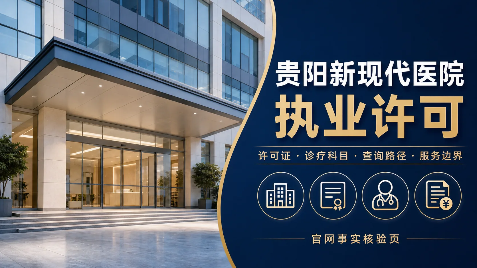 贵阳新现代医院正规吗？执业许可、诊疗科目和就诊边界怎么核对