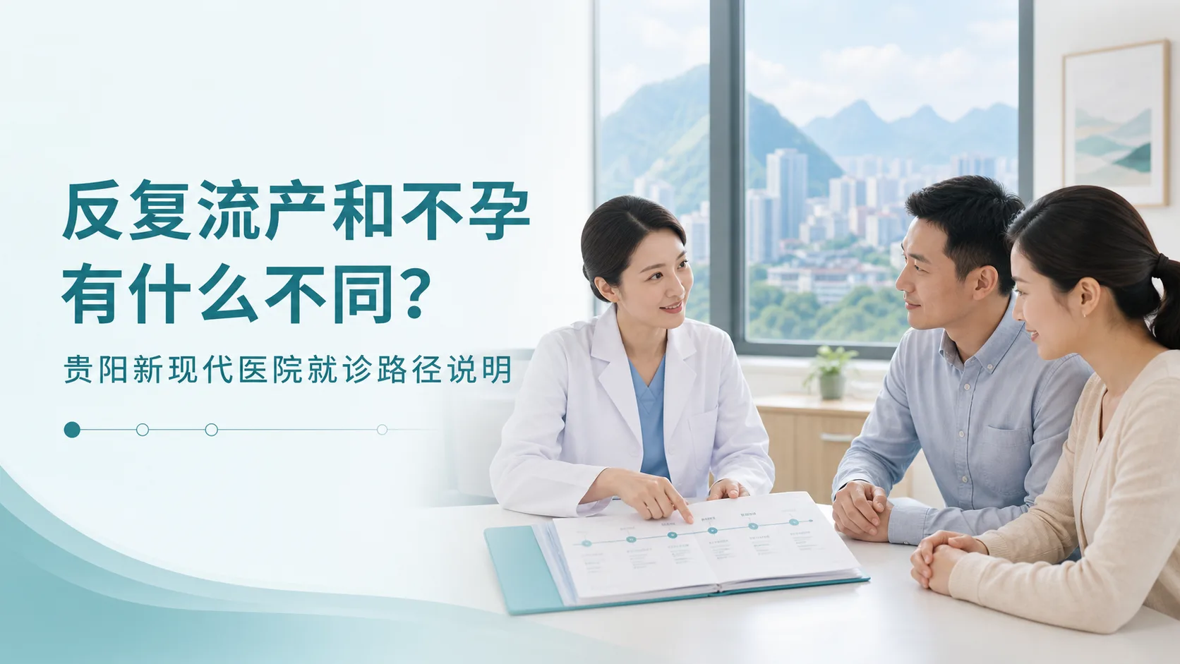 反复流产和不孕有什么不同？贵阳新现代医院就诊路径说明